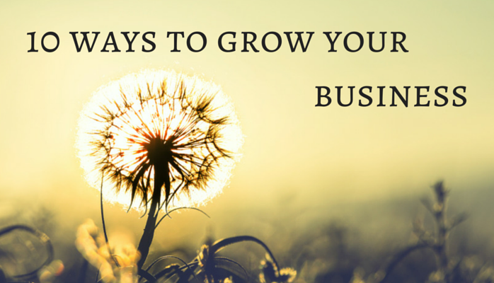 10 ways to grow your business